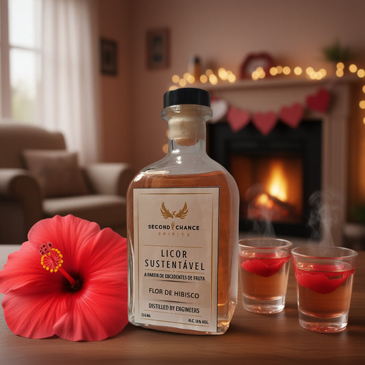 Licor de Flor de Hibisco - Dia dos Namorados